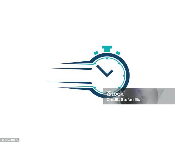Clock Icon Stock Illustration - Download Image Now - Speed, Stopwatch, Clock