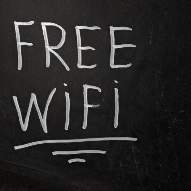 istock Free WiFI Written On Blackboard 872274504