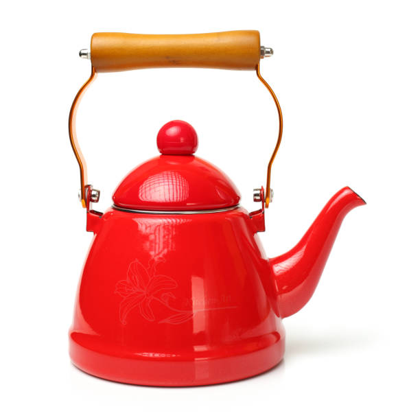 istock Closeup of chinese tea set on white background 872275396