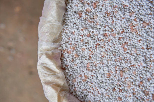 istock close up chemical Fertilizer in sacks 872279302