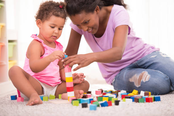 istock Mother and daughter playing time. 872284864