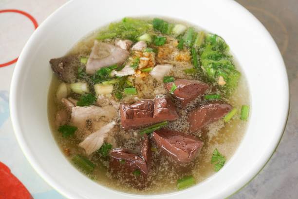 istock thai style blood jelly with offal soup 872289066
