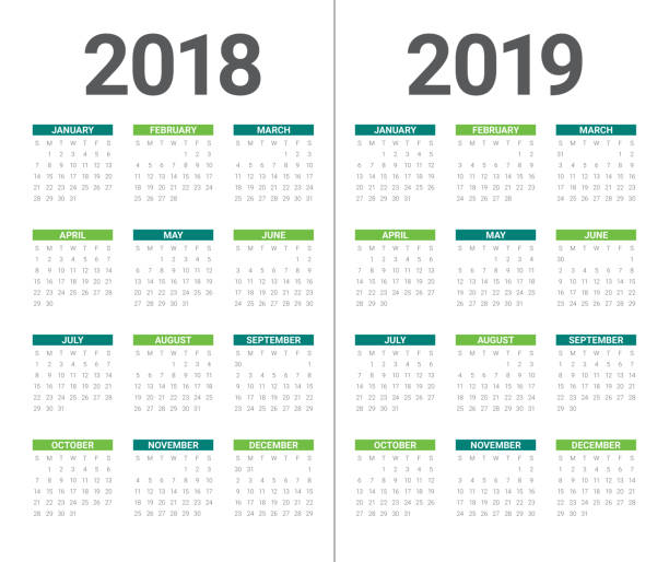 18,500+ 2018 Calendar Illustrations - iStock