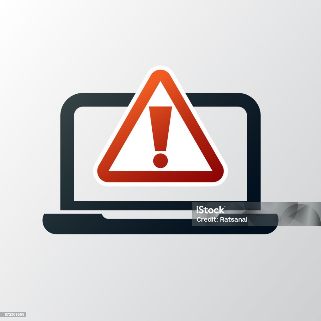 Computer R Error Graphic Computer Error Stock Illustration - Download Image Now - Computer ...