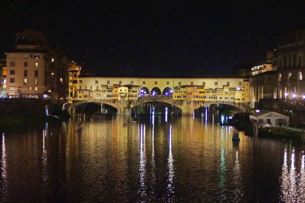 istock The historic bridge Ponte Vecchio at night 872312386
