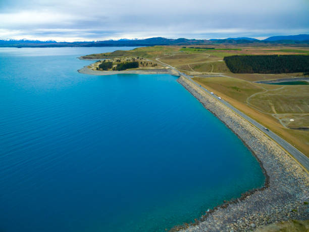 istock Lake Pukaki Aerial View 872325258
