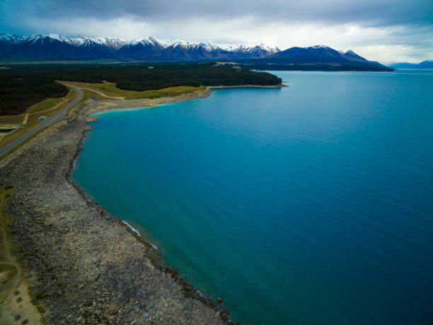 istock Lake Pukaki Aerial View 872328202