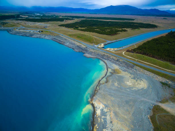 istock Lake Pukaki Aerial View 872328412