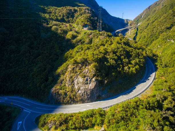 istock Aerial view of Otira Valley 872330562