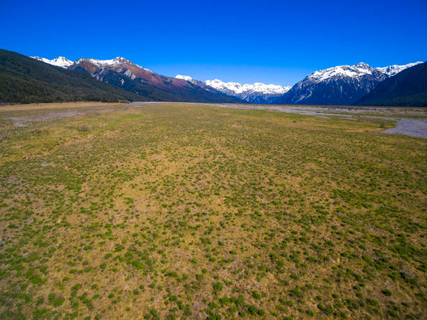 istock Aerial view of Arthur's Pass 872331282