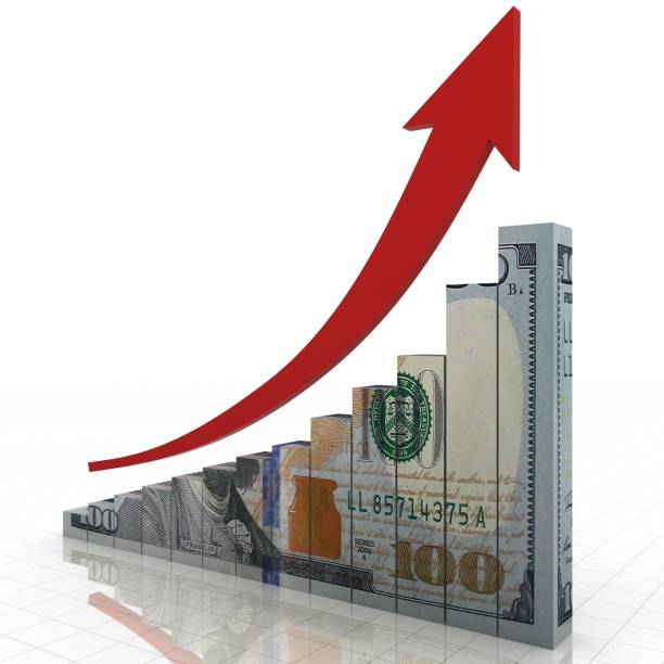 istock Finance business chart money new dollar graph 872331470