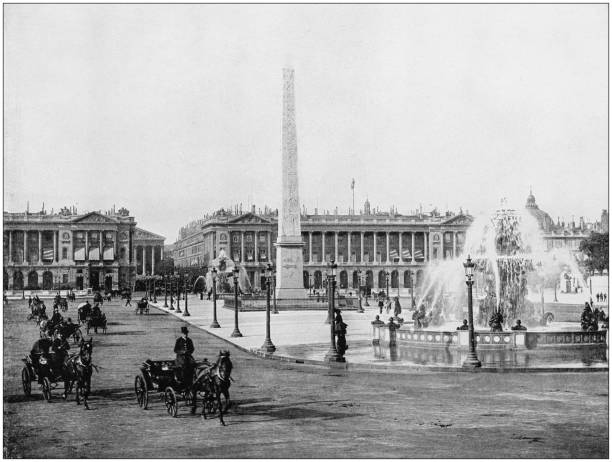 istock Antique photograph of World's famous sites: Paris 872339200