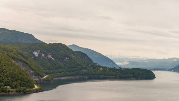 istock Mountains with a twisty road 872349770