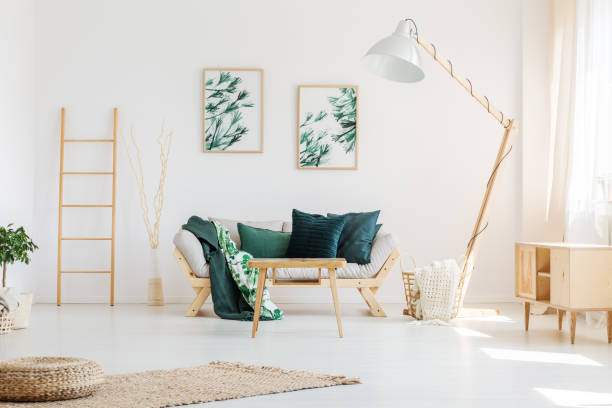 istock Living room with ladder 872360666