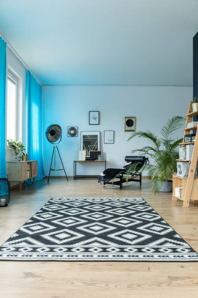 istock Big, stylish living room 872364934
