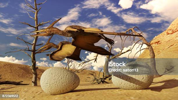 Egg Pterodactyl 3d Rendering Stock Illustration 747776197