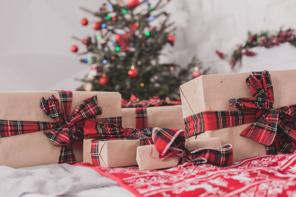 istock Presents and gifts christmas in box 872390660