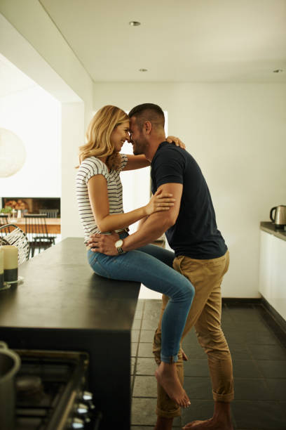 istock We moved in together to be closer to each other 872395218