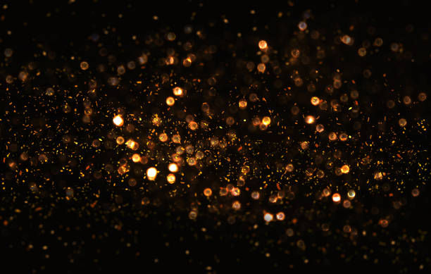 istock Gold abstarct background and confetti 872430134