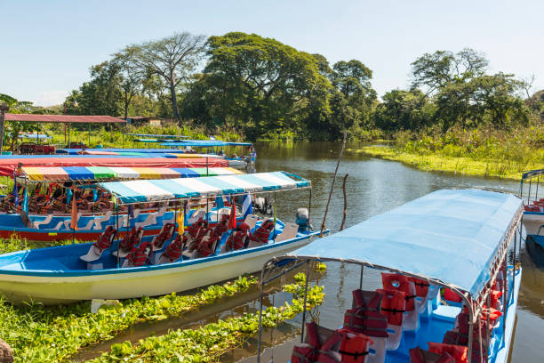 istock Touristic boats on Island Ometepe 872442630