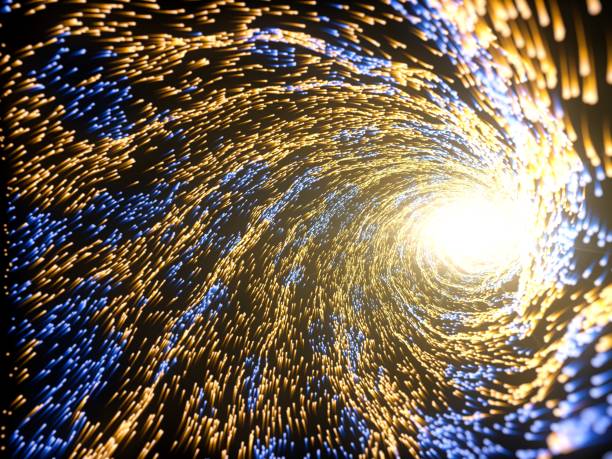 istock concept of energy particles and light core. 3d illustration 872453822
