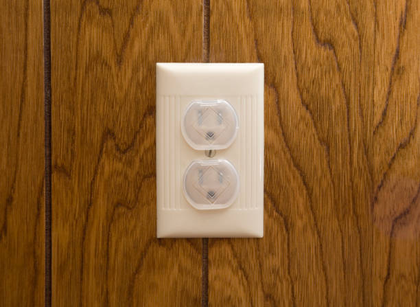 American Electrical Outlet American Electrical OutletAmerican Electrical Outlet babyproof stock pictures, royalty-free photos & images