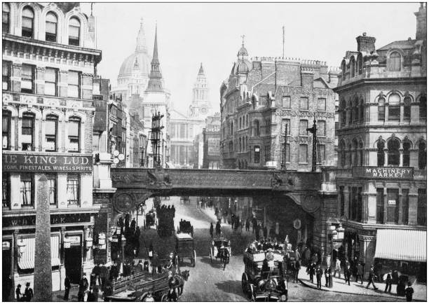 istock Antique photograph of London: Ludgate Circus 872483048