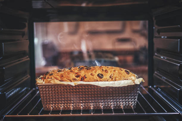 The bread of Matera, Pane di Matera, has the shape of a croissant and is produced with the exclusive use of durum wheat semolina. Matera bread just baked in a wood oven