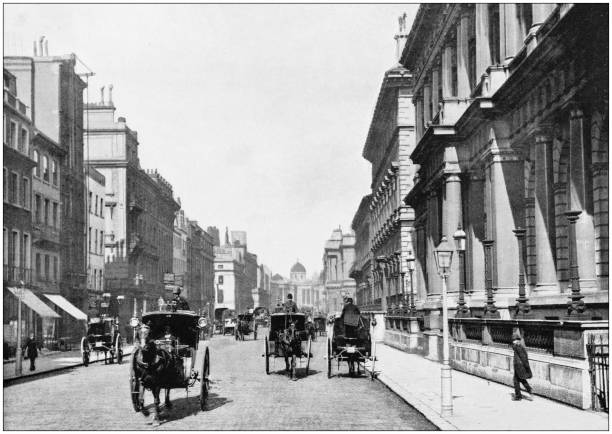 istock Antique photograph of London: Pall Mall 872496448