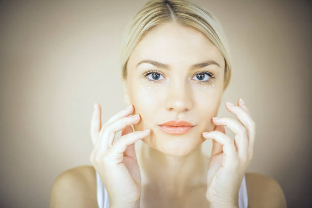 istock Young woman with clean, fresh skin. Space for copy. 872508206