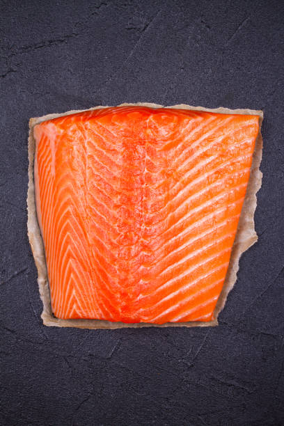 istock Fresh raw salmon fillet 872508938