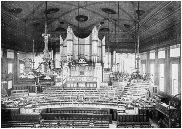 istock Antique photograph of London: Exeter Hall 872514906