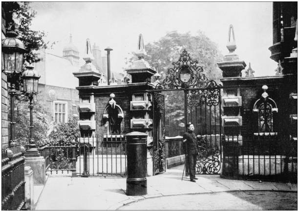 istock Antique photograph of London: Staple Inn 872518216