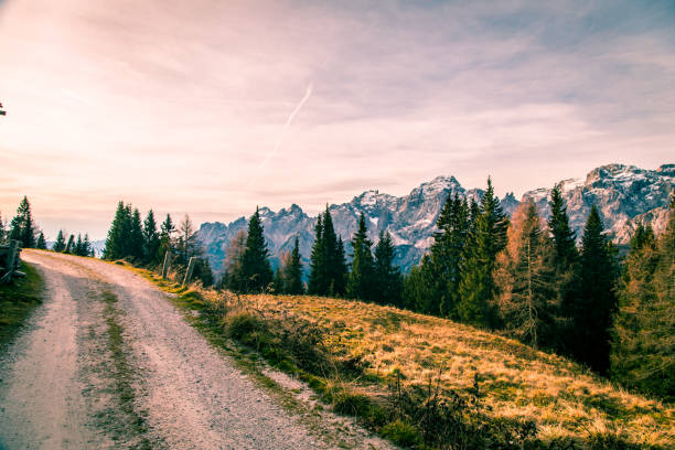 istock Autumn morning in the alps 872530878