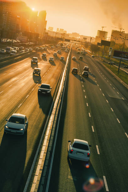 istock Cars on highway. 872546652