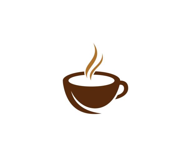 커피 아이콘크기 - coffee cup hot drink coffee coffee crop stock illustrations