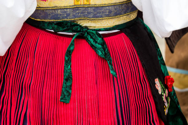 istock Traditional Sardinian skirt 872554620