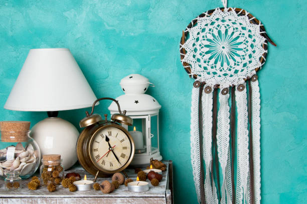 istock Dream catcher and aroma candles 872565020