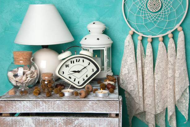 istock Cream crochet doily dream catcher 872565530