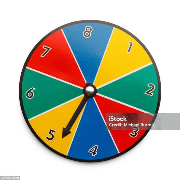 Game Wheel Stock Photo - Download Image Now - Wheel, Board Game, Spinning