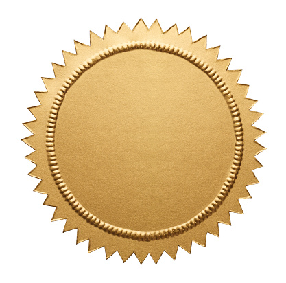 Gold Metallic Seal