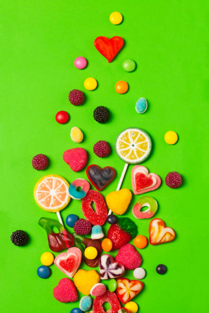 istock Colorful sugar gummy confectionery 872582162