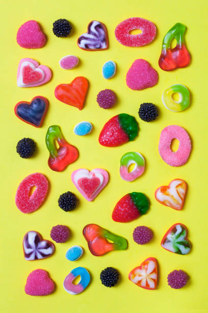 istock Colorful sugar gummy confectionery 872601590