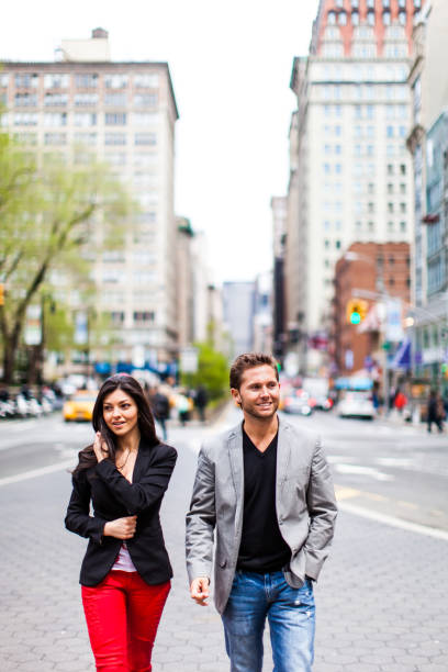 istock Young couple in New York City 872601630