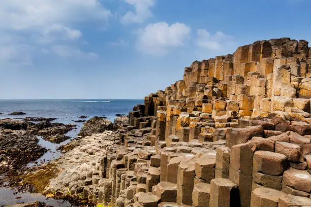 Photo of The Giants Causeway in County Antrim of Northern Ireland