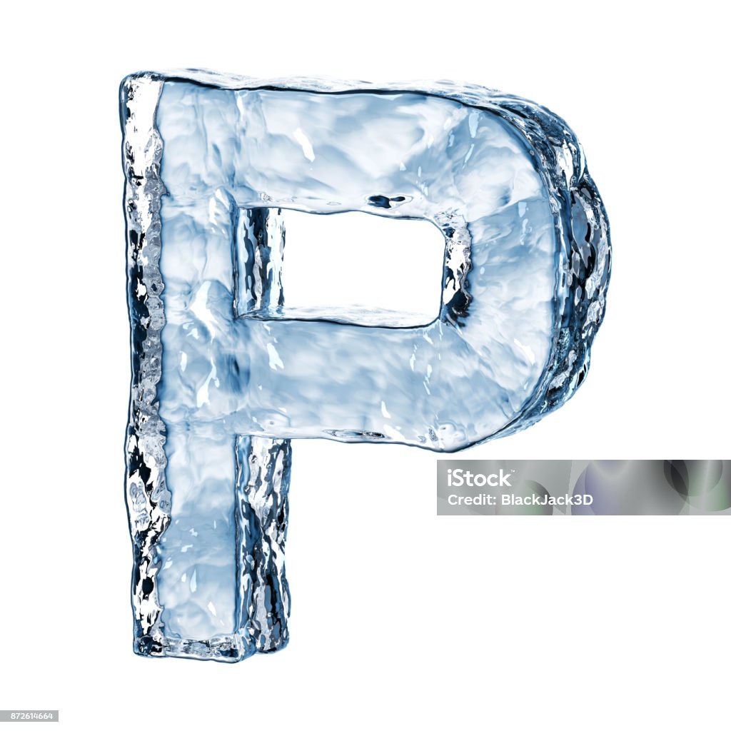 Ice Alphabet Letter P Stock Photo - Download Image Now - Alphabet ...