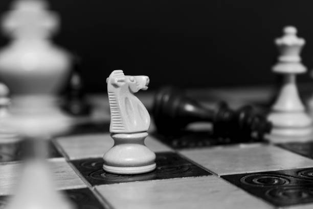 istock Chess photographed on a chessboard 872615004