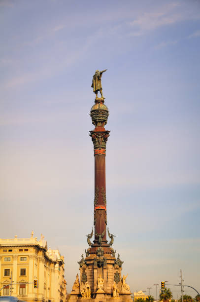 istock Barcelona Mirador de Colom statue 872615728
