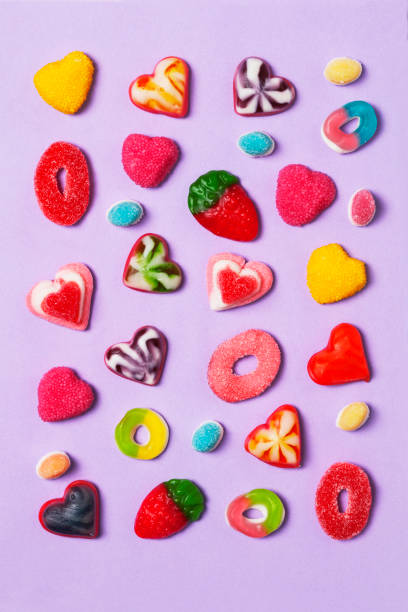 istock Colorful sugar gummy confectionery 872615816