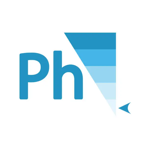 Vector illustration of Phosphorus Content Indicator Sign
